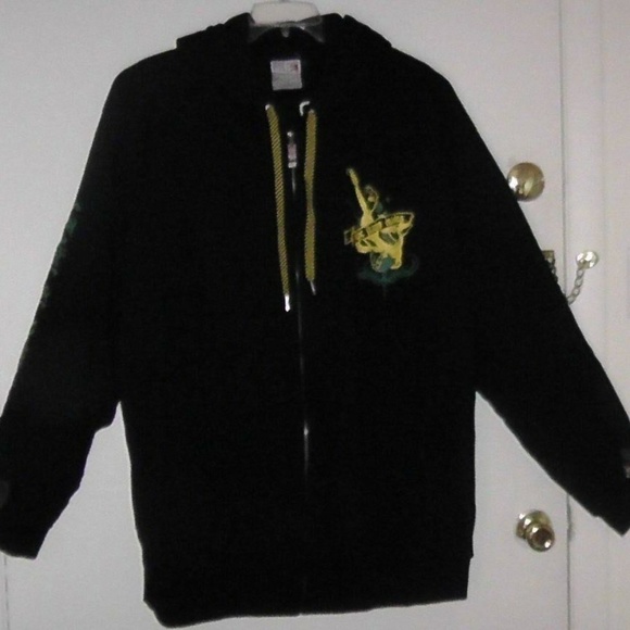 Vintage hooded hoodie sweatshirt Jacket Sz 4XL - Picture 2 of 7